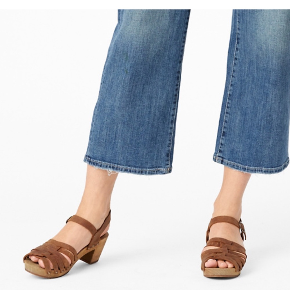 Sanita Mida Sandals Brown Leather Size 8-8.5